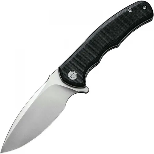 CIVIVI Mini Praxis Knife - 2.98" D2 Tool Steel Blade Black G10 Handle