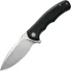 CIVIVI Mini Praxis Knife - 2.98" D2 Tool Steel Blade Black G10 Handle Cyclaire Knives and Tools