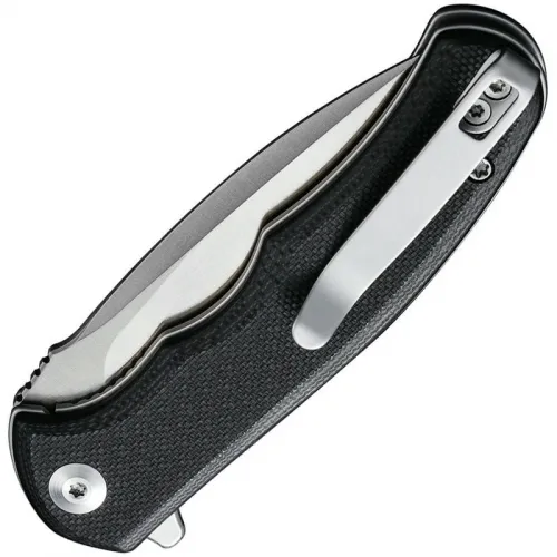CIVIVI Mini Praxis Knife - 2.98" D2 Tool Steel Blade Black G10 Handle