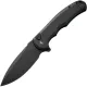 CIVIVI Praxis Folding Knife - 3.75" Nitro-V Black Blade Black Aluminium Handle Cyclaire Knives and Tools