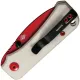 CIVIVI Baby Banter Folding Knife - 2.34" Red Nitro-V Blade Ivory G10 Handle Cyclaire Knives and Tools
