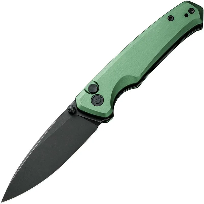 CIVIVI Altus Knife - 2.97" Nitro-V Blade Green Aluminum Handle Cyclaire Knives and Tools
