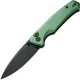 CIVIVI Altus Knife - 2.97" Nitro-V Blade Green Aluminum Handle Cyclaire Knives and Tools