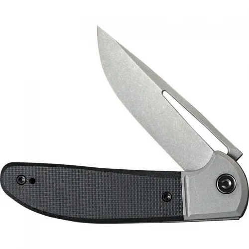CIVIVI Trailblazer UK EDC Folding Knife - 2.97" 14C28N Stainless Steel Blade Black G10 Handle