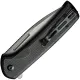 CIVIVI Conspirator Folding Knife - 3.48" Nitro-V Stonewashed Blade,Black Micarta Handle Cyclaire Knives and Tools