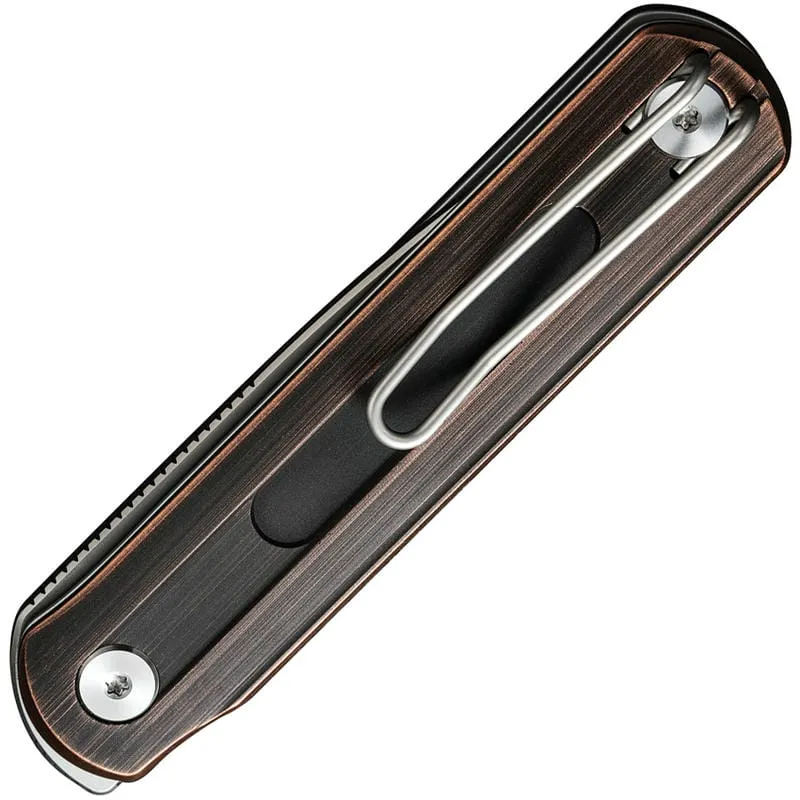 CIVIVI Foldis UK EDC Folding Knife - 2.67" Nitro-V Blade Rubbed Copper Handle Cyclaire Knives and Tools