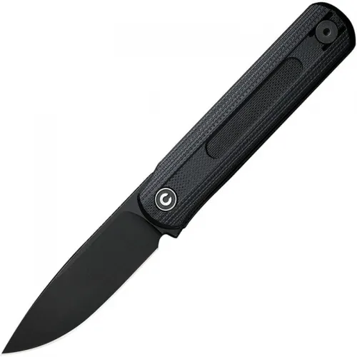 CIVIVI Foldis UK EDC Folding Knife - 2.67" Nitro-V Blade Black G10 Handle