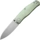 CIVIVI Knives Sokoke Folding Knife - 3.35" 14C28N Stainless Steel Blade Jade G10 Handle Cyclaire Knives and Tools
