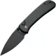CIVIVI Qubit Knife - 2.98" 14C28N Stainless Steel Blade Black Aluminum Handle Cyclaire Knives and Tools