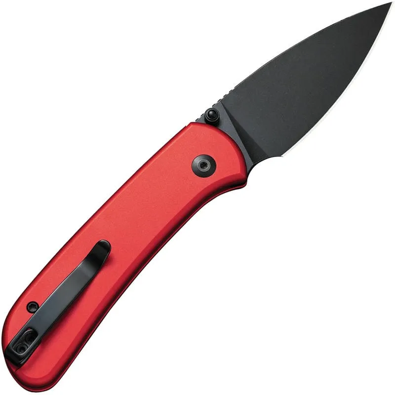 CIVIVI Qubit Knife - 2.98" 14C28N Stainless Steel Blade Red Aluminum Handle Cyclaire Knives and Tools