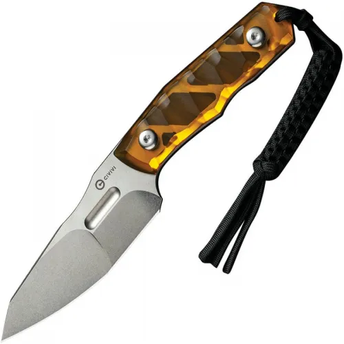 CIVIVI Propugnator Fixed Blade Knife - 4.15" D2 Tool Steel Blade Milled Ultem Handle