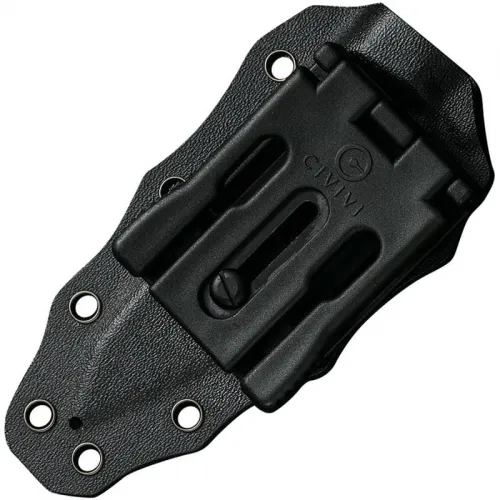 CIVIVI Propugnator Fixed Blade Knife - 4.15" D2 Tool Steel Blade Milled Ultem Handle