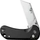 CIVIVI Elementum Utility Button Lock Knife - 2.26" 6Cr Replaceable Utility Blade, Black Aluminum Handle Cyclaire Knives and Tools