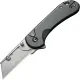 CIVIVI Elementum Utility Button Lock Knife - 2.26" 6Cr Replaceable Utility Blade, Grey Aluminum Handle Cyclaire Knives and Tools