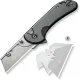 CIVIVI Elementum Utility Button Lock Knife - 2.26" 6Cr Replaceable Utility Blade, Grey Aluminum Handle Cyclaire Knives and Tools