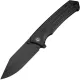 CIVIVI Tacticorix Knife - 3.7" Nitro-V Black Stonewashed Blade Milled Black G10 Handle Cyclaire Knives and Tools