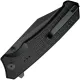 CIVIVI Tacticorix Knife - 3.7" Nitro-V Black Stonewashed Blade Milled Black G10 Handle Cyclaire Knives and Tools