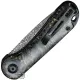 CIVIVI Knives Elementum Knife - 2.96" Damascus Blade Contoured Gold Shred CF Handle Cyclaire Knives and Tools