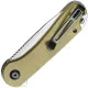 CIVIVI Elementum Knife - 2.96" D2 Tool Steel Olive Micarta Handle Cyclaire Knives and Tools