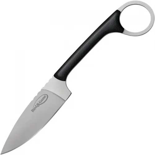 Cold Steel 20AZ Bird & Game Fixed Blade Knife - 3.5" AUS-8 Blade Polymer Handle Secure-Ex Neck Sheath