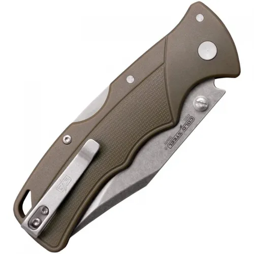 Cold Steel Verdict Folding Knife Flat Dark Earth - 3" 4116 Stainless Steel Blade Flat Dark Earth GFN Handle