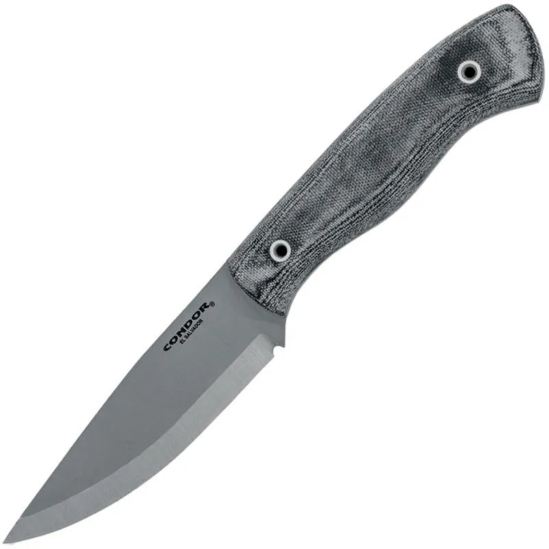 Condor Ripper Knife - 4.56" High Carbon Steel Blade Micarta Handle Kydex Sheath Cyclaire Knives and Tools