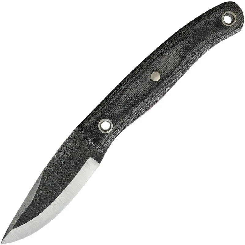 Condor Zhaoka Fixed Blade Knife - 3" 1095 High Carbon Blade Black Micarta Handle Cyclaire Knives and Tools