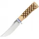Condor Woodspirit Hiker Fixed Blade Knife - 4.12" 14C28N Blade American Hickory Wood Handle Leather Sheath Cyclaire Knives and Tools