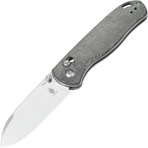 Kizer Drop Bear Folding Knife - 2.97" 154CM Blade Grey Micarta Handle