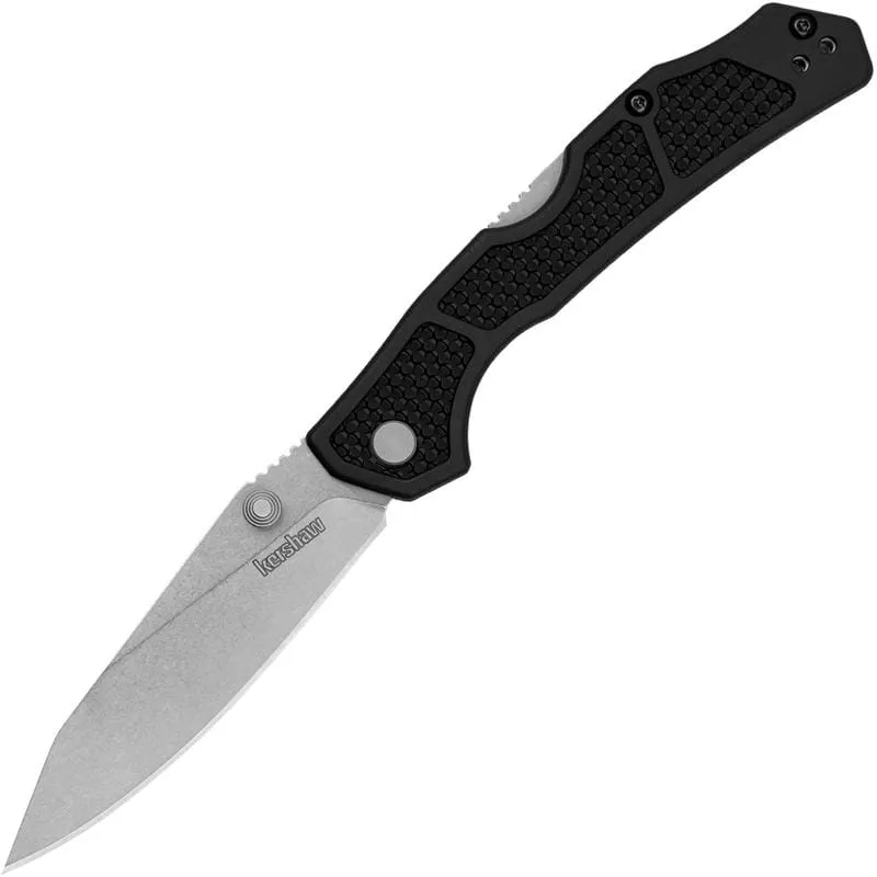 Kershaw 2033 Cargo Folding Knife - 3.2" CP Blade, Black Glass Filled Nylon Handle Cyclaire Knives and Tools