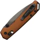 Kershaw Mini Iridium DuraLock KVT Folding Knife - 3" D2 Black Blade Bronze Aluminum Handle Cyclaire Knives and Tools