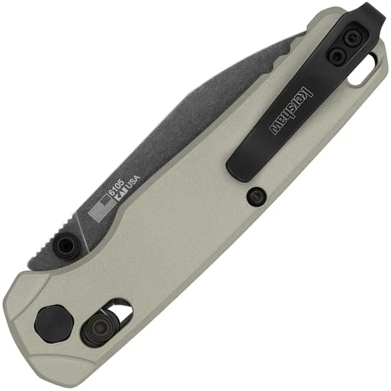Kershaw 6105 Bel Air DuraLock KVT Folding Knife - 3" CPM-MagnaCut Black Blade Aluminum Handle Cyclaire Knives and Tools
