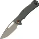 MKM Lov Folding Knife - 3" N690Co Tan Drop Point Blade Green Handle Cyclaire Knives and Tools