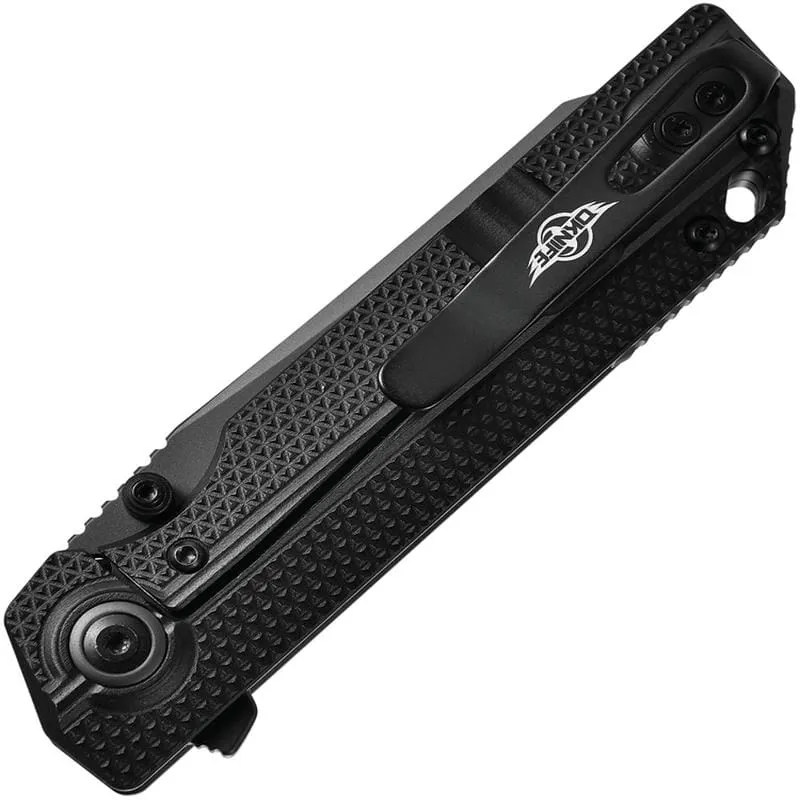 Oknife Ken Onion XEN-OAL Lightweight Folding Knife - 3.16" CPM-S45VN Black DLC Modified Sheepsfoot Blade Cyclaire Knives and Tools