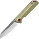Oknife Ken Onion XEN-OAL Lightweight Folding Knife - 3.16" CPM-S45VN Sheepsfoot Blade Olive Green Cyclaire Knives and Tools