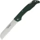 Ontario Camp Plus Folding Bread Knife - 4.25" Serrated Blade, Green GFN Handle Cyclaire Knives and Tools