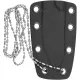 QSP Neckmuk Fixed Blade Neck Knife - 2.87" Blade, Black G10 Handle, Kydex Sheath Cyclaire Knives and Tools