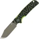 QSP Kali Folding Knife - 3.25" 14C28N Champagne Blade Black and Green Neon Milled G10 Handle Cyclaire Knives and Tools