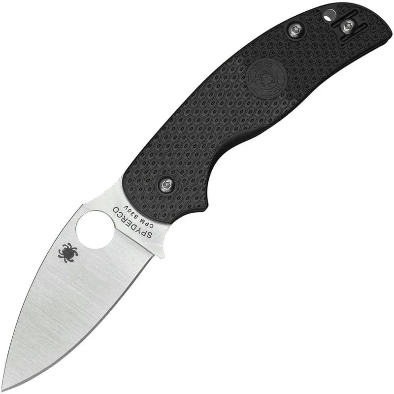 Spyderco Sage 5 Lightweight Folding Knife - 3" CPM-S30V Steel Blade Black FRN Handle Cyclaire Knives and Tools