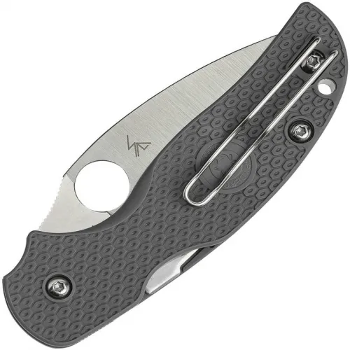 Spyderco Sage 5 Lightweight Folding Knife - 3" Maxamet Tool Steel Blade Grey Handle
