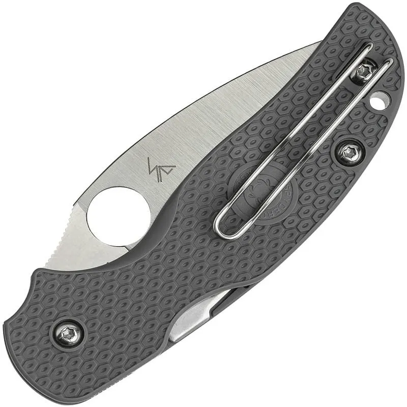Spyderco Sage 5 Lightweight Folding Knife - 3" Maxamet Tool Steel Blade Grey Handle Cyclaire Knives and Tools