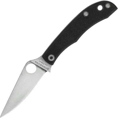 Spyderco HoneyBee Black UK EDC Folding Knife - 1.67" 12C27 Blade Black G10 Handle