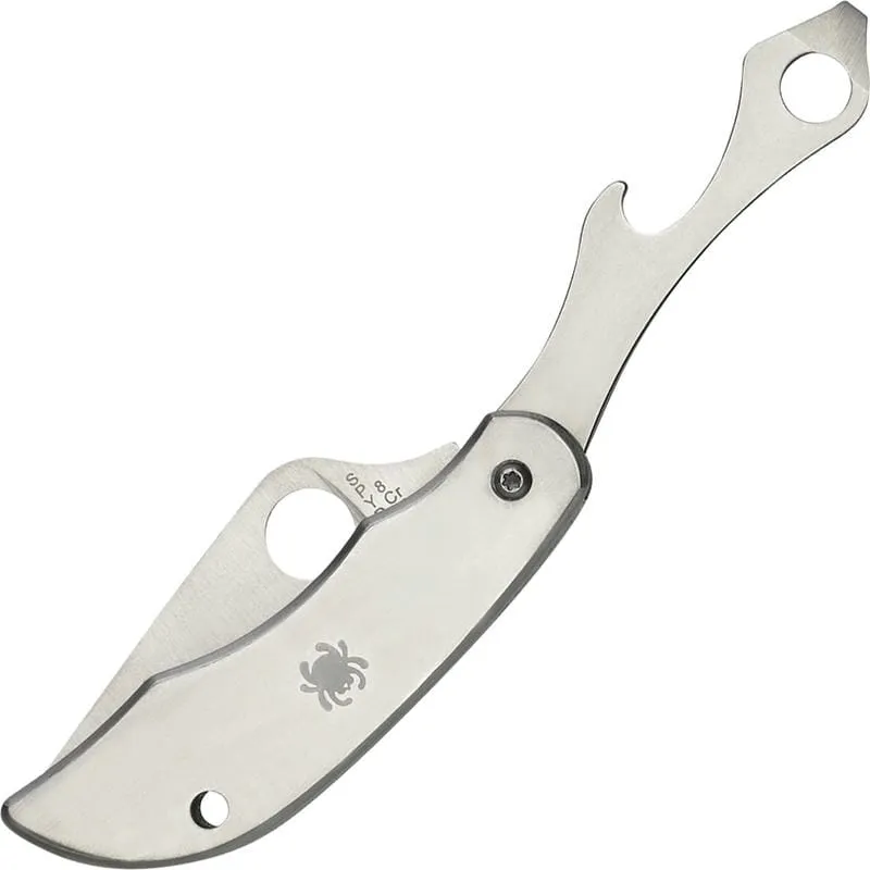 Spyderco ClipiTool Bottle Opener and Screwdriver - 2" Blade Stainless Steel Handle Cyclaire Knives and Tools