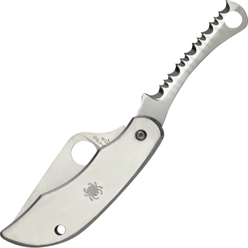 Spyderco ClipiTool Folding Knife with Plain and Serrated Blade Stainless Steel Cyclaire Knives and Tools