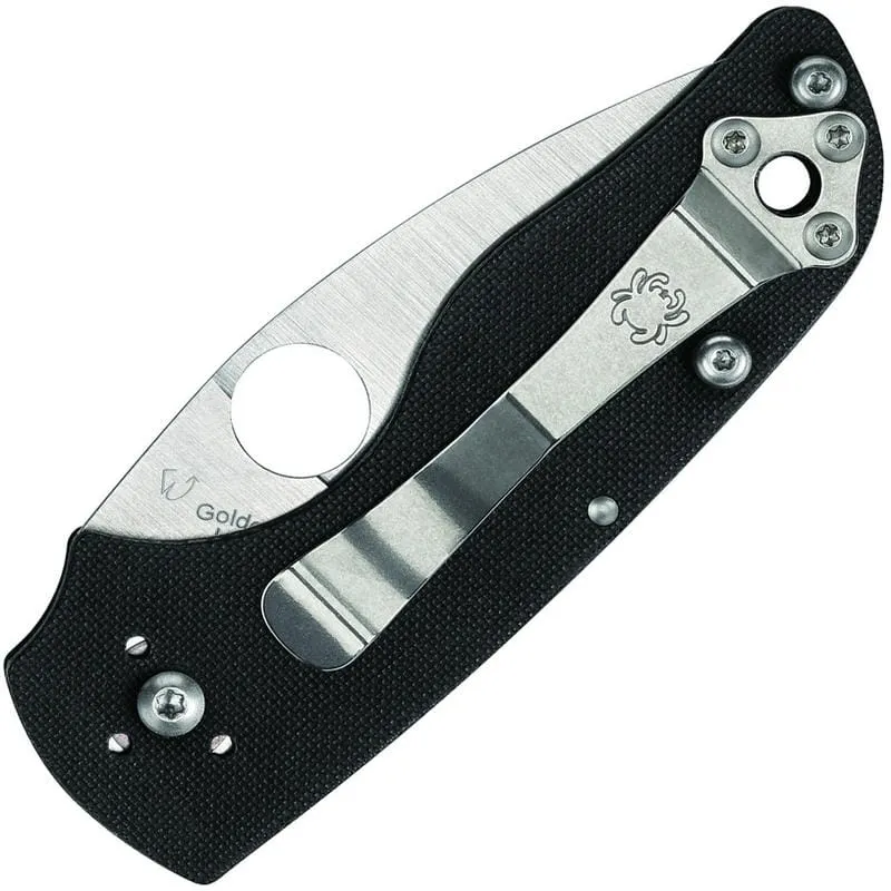 Spyderco Lil' Native UK EDC Slipjoint Folding Knife - 2.42" Blade Black G10 Handle Cyclaire Knives and Tools