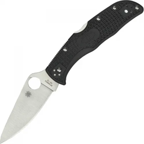 Spyderco Endela Lightweight Folding Knife - 3.4" VG10 Blade, Black Handle