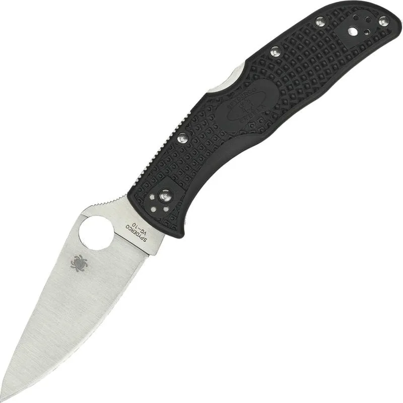 Spyderco Endela Lightweight Folding Knife - 3.4" VG10 Blade, Black Handle Cyclaire Knives and Tools