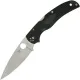 Spyderco Native Chief Lightweight Folding Knife - 4" CTS-BD1N Plain Blade Black Handle Cyclaire Knives and Tools