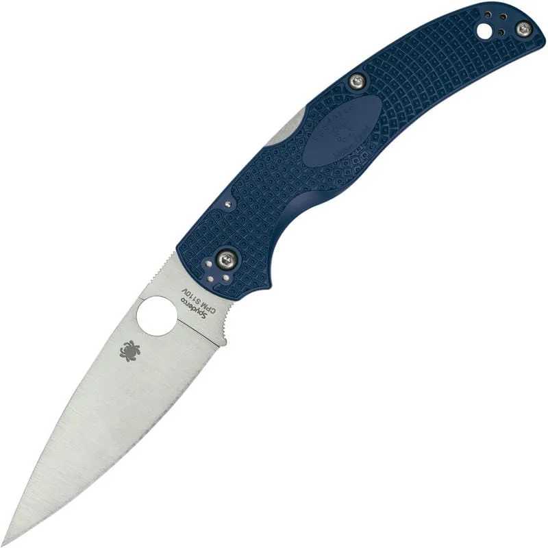 Spyderco Native Chief Lightweight Folding Knife - 4" CPM-S110V Blade Dark Blue Handle Cyclaire Knives and Tools