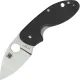 Spyderco Insistent - 2.48" Satin Plain Blade, Black G10 Handle Cyclaire Knives and Tools